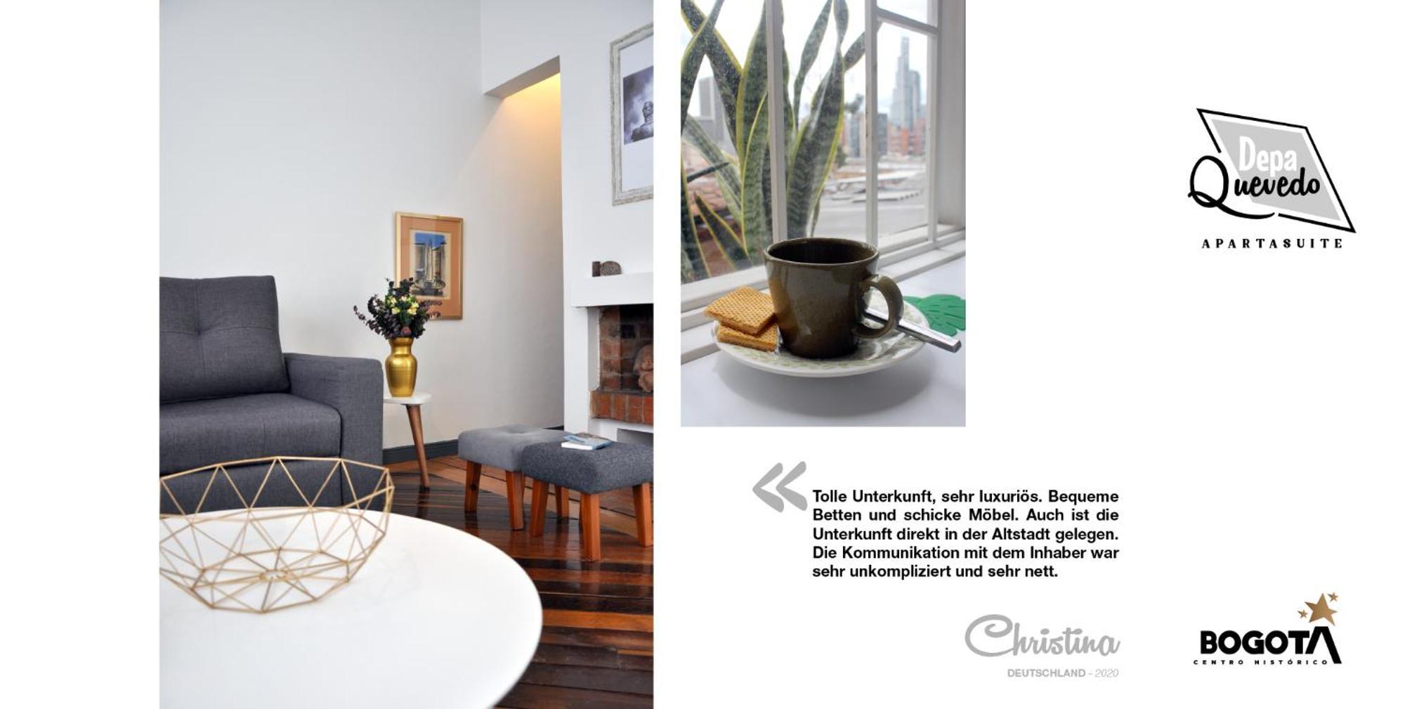 Depa Quevedo: Trendy Flat in Bogota's Historic Candelaria Exterior photo