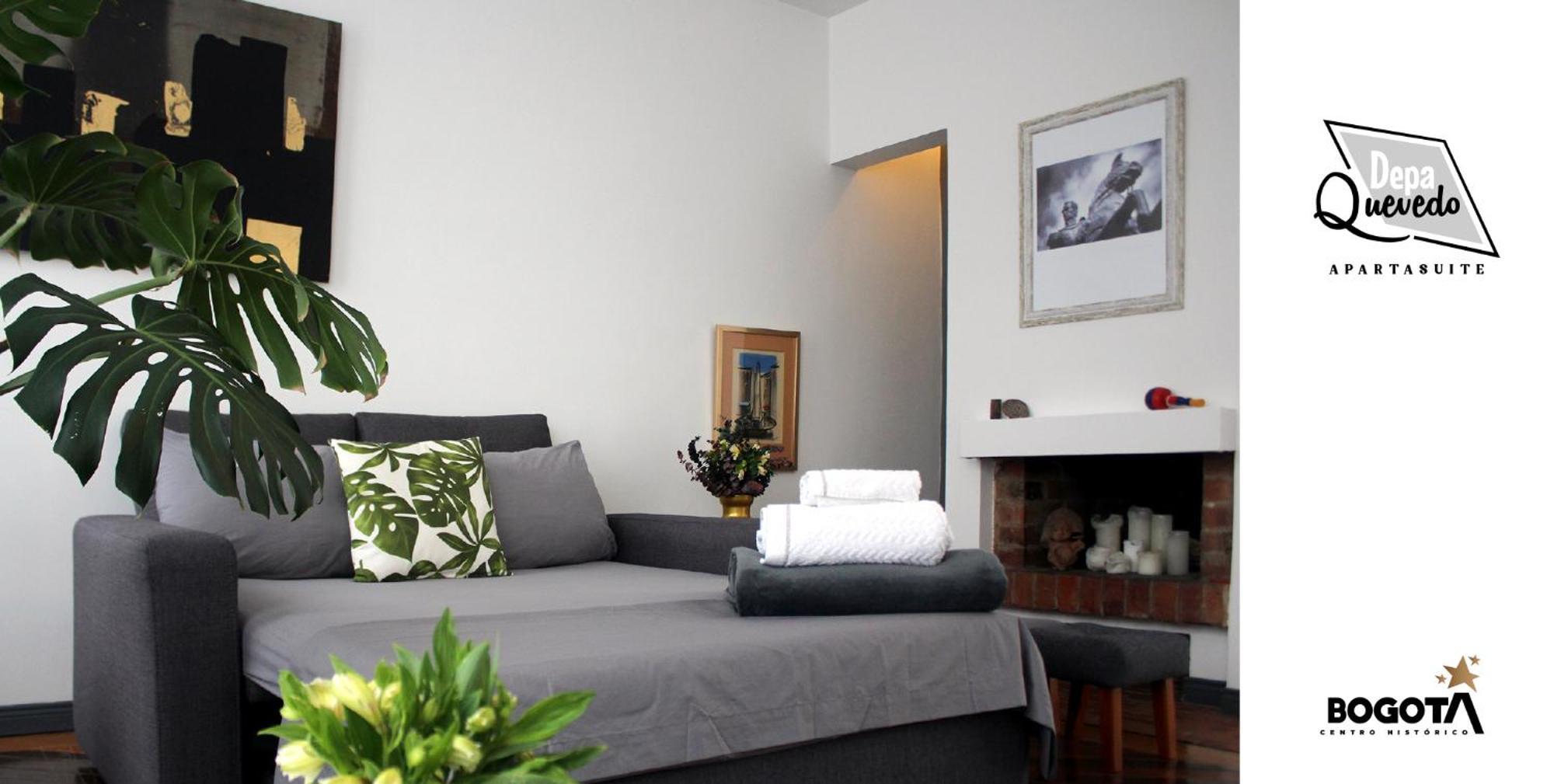 Depa Quevedo: Trendy Flat in Bogota's Historic Candelaria Exterior photo
